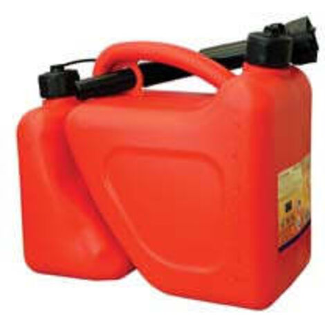 Tanica In Polietilene Doppio Uso Per Carburante Lt.5 + 2