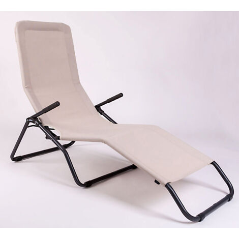 Lettino basculante in acciaio pasha