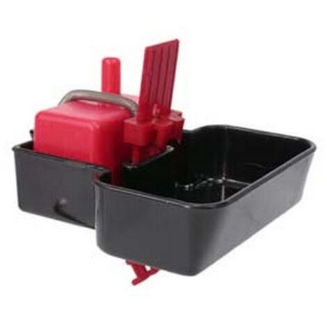 1PZ ABBEVERATOIO AUTOMATICO A VASCHETTA PER VOLATILI - cm.12x13x12h.
