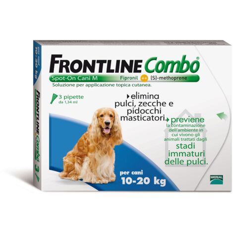 Frontline Combo 10-20 Kg Cani Medi 3 Pipette (1/2)