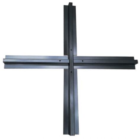 Base a croce palo 93x93 mm per ombrellone Aster 3x4 mt decentrato