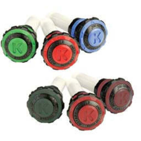 Testina rotary per irrigatori pop-up rain - Specifiche: da 80° a 360° mt 4,3 - Colore: Verde