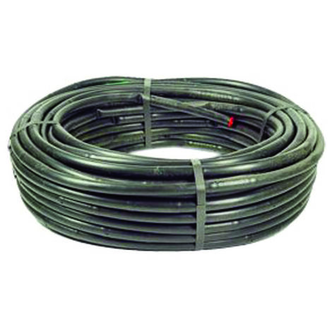 Ala gocciolante mm.16 colore nero - portata 2 lt./h. rotolo mt.100 fori ogni cm.20