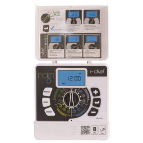 Centralina rain 'i-dial' modello indoor - Specifiche: 8 stazioni - 24VAC