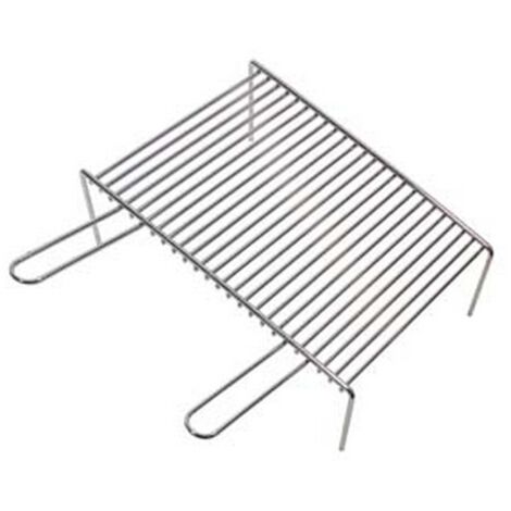 1PZ GRIGLIA PESANTE CON PIEDI 2 MANICI - cm.70x33x9h.