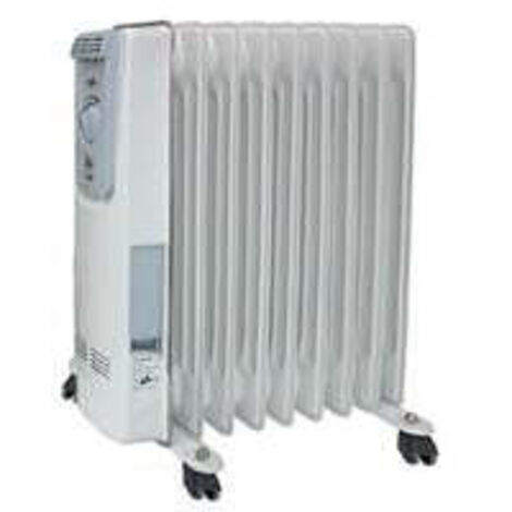 Radiatore a olio 9 elementi 2000W - dimensioni 48x26x61h - SYNTESY