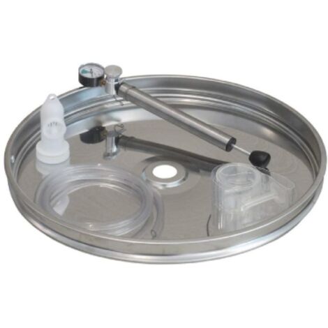 Maffei Kit galleggiante a camera d'aria con pompa in acciaio inox per botti fusti contenitori da 100 lt   420 mm accessori ricambi