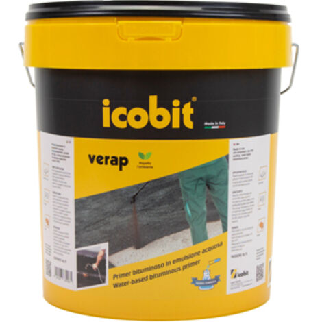 Primer impermeabilizzante Bituminoso Verap Icobit - Kg. 4 (1/7)