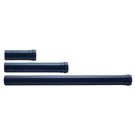 TUBO PER STUFE A PELLET NERO OPACO NORMALE  ø cm.12x25 -  FERR 292191