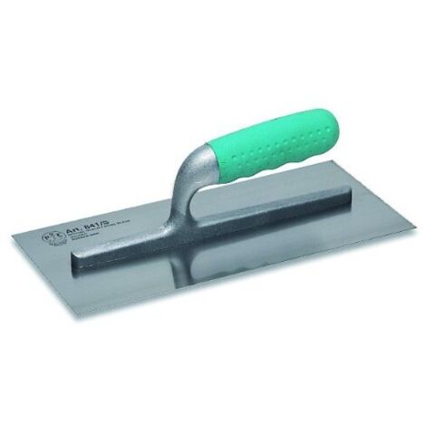 Frattone americano liscio in acciaio con manico in gomma 12 x 28 cm