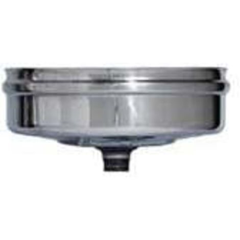 Tappo Raccolta Condensa In Acciaio Inox Aisi 304 Monoparete Spess Mm.0,5 - ø mm.120