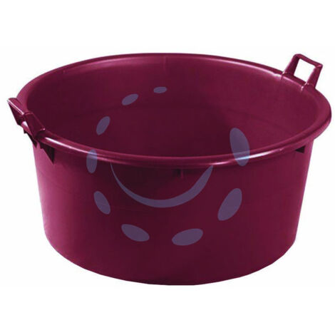Mastelloni sottospina con manici tondi vinaccia - Capacità: lt 110 - Misure: cm 70x42h