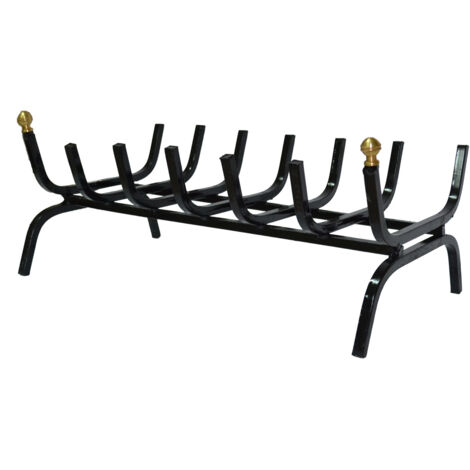 Brucialegna rettangolare a 7 barre - cm.55x35x16h.