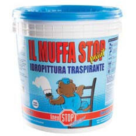Il Muffa Stop Paint Idropittura Traspirante - lt.14 in barattolo