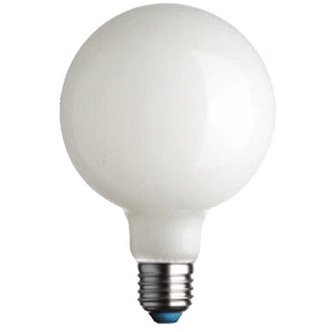 Lampada led globo full-light e27 - 7w - 2700°k calda - 806 lm - 360° -  125x178h