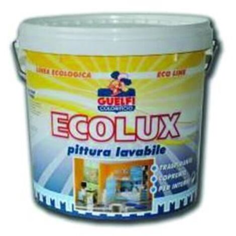 Lavabile Traspirante "Ecolux" Per Interni - lt.2.5 bianca