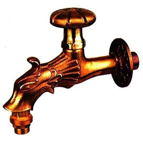 Rubinetto Ottone Rinascimento 1/2 Vite Vette 03706