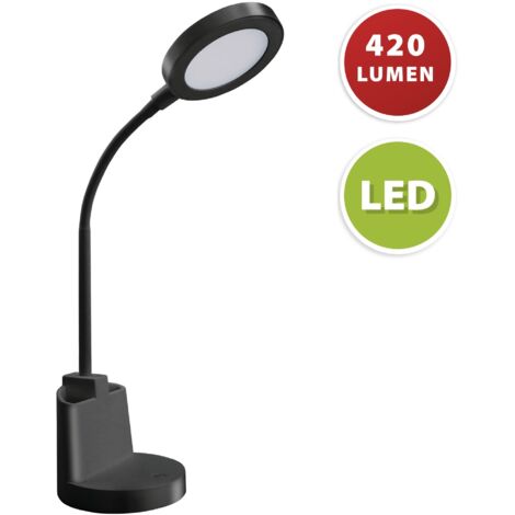 Lampada da tavolo 7 w - 240 lumen/4000 k - nera (1/5)