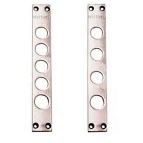 1PZ CONTROPIASTRE SERRATURE PORTE BLINDATE 94240F interasse mm37, mm30x206x3