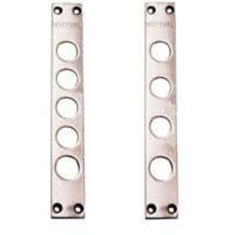 1PZ CONTROPIASTRE SERRATURE PORTE BLINDATE 94240F interasse mm28, mm30x206x3