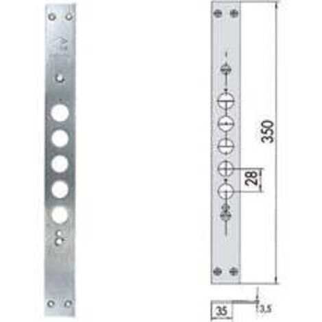 Contropiastra per serrature porte blindate 06221 00 - mm.35x350, spessore mm.3,5 (0622100)