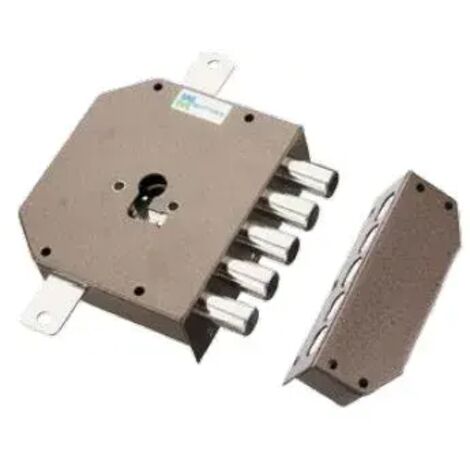 Serratura da applicare triplice per cilindro europeo art.620 - Specifiche: Dx   E 63 - mm 132 x  146
