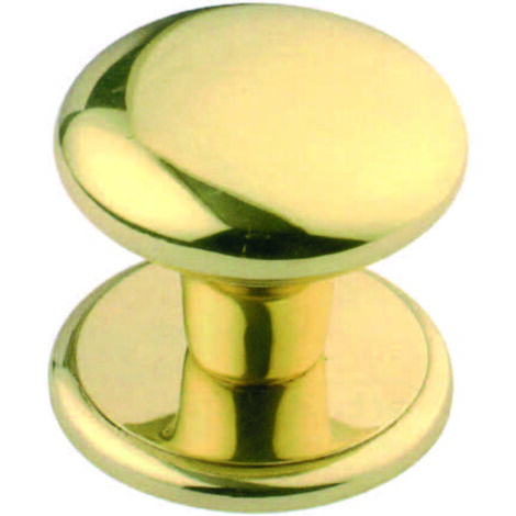 1PZ POMOLO MODELLO CLASSIC PORTONCINO OTTONE LUCIDO  mm70 sottorosone