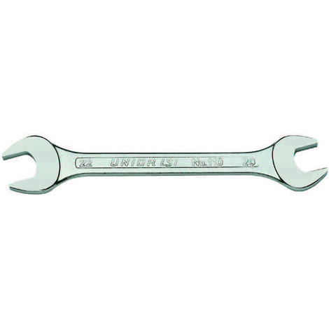 Chiavi a forchetta cromate doppie fisse -mm.24x26