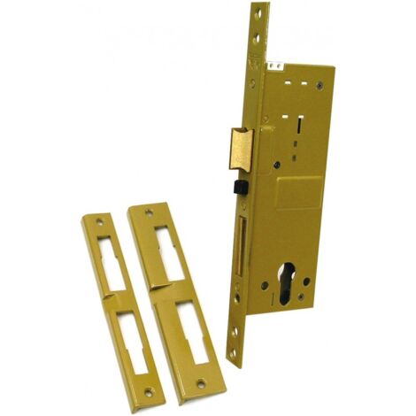 Serratura elettrica da infilare per porta legno art. 581 - Specifiche: E 59,5 - bordo quadro