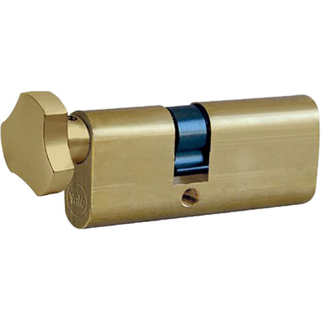 Cilindro Universale A Lamelle Per Metallo 16x15 Mm, Finitura Nichelata, Con 2 Chiavi In Ottone, Leva Q7 E Dado – Rotazione 90° Oraria