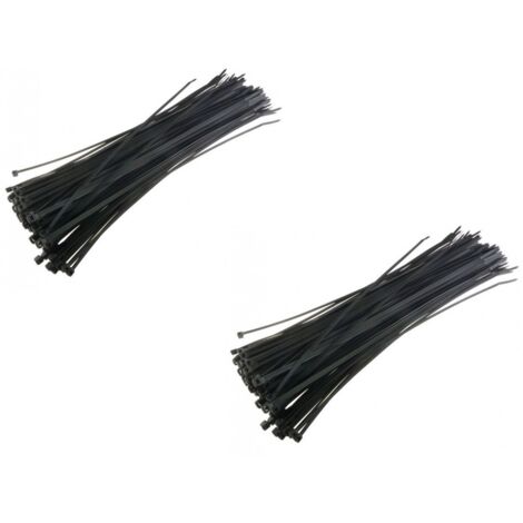 Imperial Housewares Fascette Nylon 200mm X 2.5mm – 100 Pezzi, Colore Nero, Approvate UL - 2