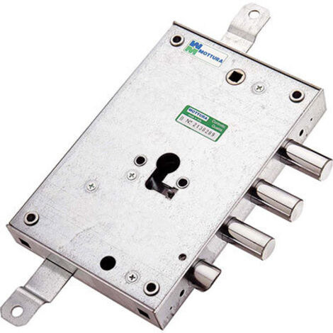 SERRATURA METALLO APPLICARE 85571 MOTTURA - F.SAGOM M2 TRIPL+SCR IP.MM 37 E.MM 63 DX - 1 pezzo