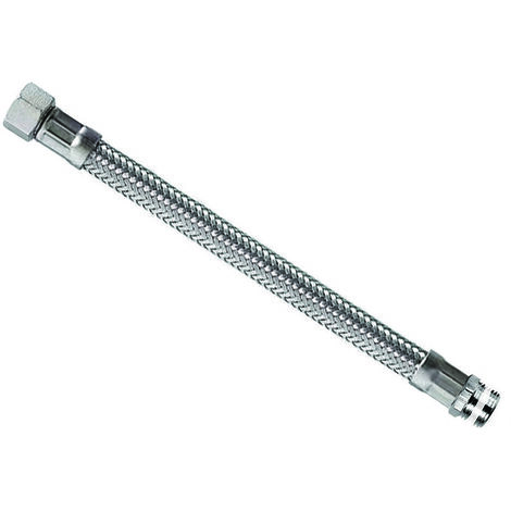 Parigi flessibile inox m3/8 - f3/8 flexcore - m 3/8 f 3/8 cm.20