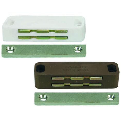 Cricchetti Magnetici Grandi - mm.74x20x16h. attrazione Kg.14 marrone UC20 - 12 pz
