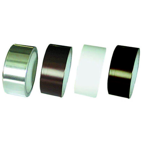 Nastro adesivo in alluminio per alte temperature geko - Misure: mm 40x9 mt - Colore: Marrone
