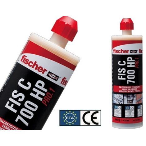 ANCORANTE CHIMICO IN RESINA PER CALCESTRUZZO E MURATURA FISCHER FIPC700 HP-PRO