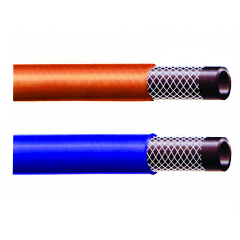 Tubo retinato alta pressione - ø mm.10x18 80 bar - blu