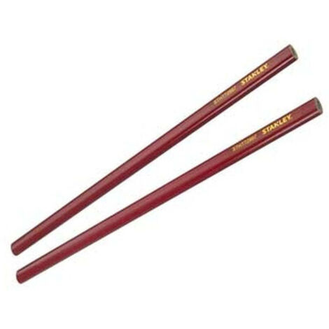 Matita da falegname e muratore rossa mm.300 - (stht1-72997) - 12 pz