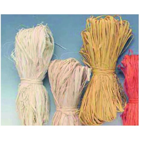 Rafia Sintetica In Mazzetti - gr.200 mazzetti da mt.1,2 colore verde - 15 kg