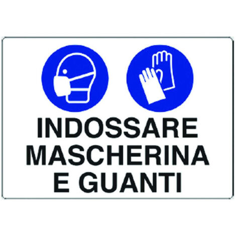 Cartello Obbligo Guanti Seco – 150x200 Mm, Adesivo In Vinile Per Interni/Esterni, Segnale Di Sicurezza Per Ufficio, Magazzino E Ambiente - 2