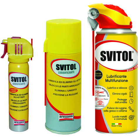 Svitol 500 ml lubrificante spray sbloccante testina orientabile penetrante protettivo