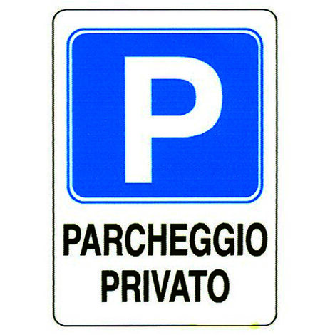 Parcheggio privato/cartello per parcheggio - Italia