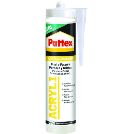 Pattex sigillante sista acryl1 colorato - ml.300 bianco