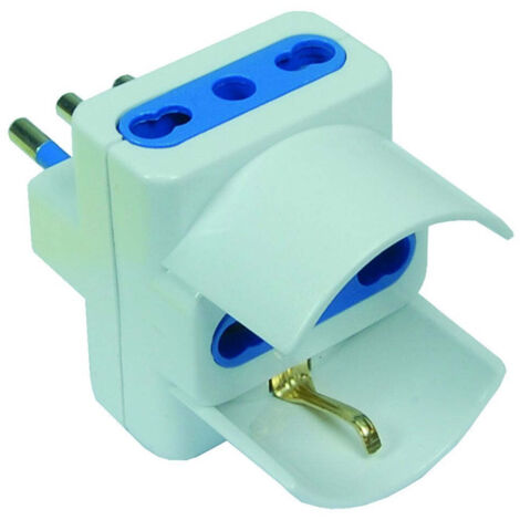 Presa Multipla Domino Bianca: Raddoppia Subito Le Tue Prese! 2 X 16A, 3500W