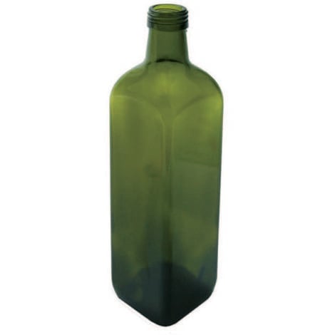 20 Bottiglie Per Olio Bottiglia In Vetro Verde Marasca Con Tappo e Dosatore  100 ml