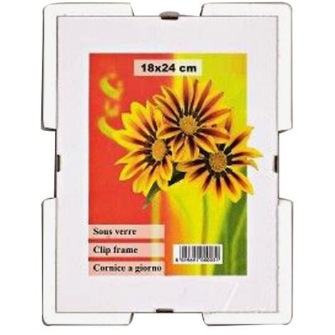 Cornice 24x30 Cm Con Lastra In Crilex - Supporto Cartone Pressato, Per Poster E Stampe - Foto 3