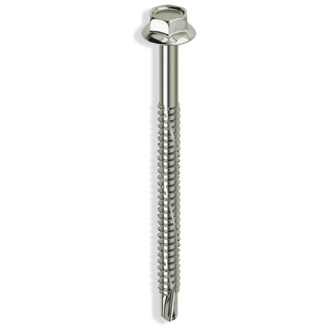 TIRAFONDO AUTOPERFORANTE TE 6,3X110MM CHR KOVERVIT DX 100 PZ
