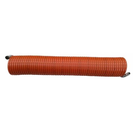 Tubo spiralato x compressore ml 15 aria compressa attacco innesto baionetta