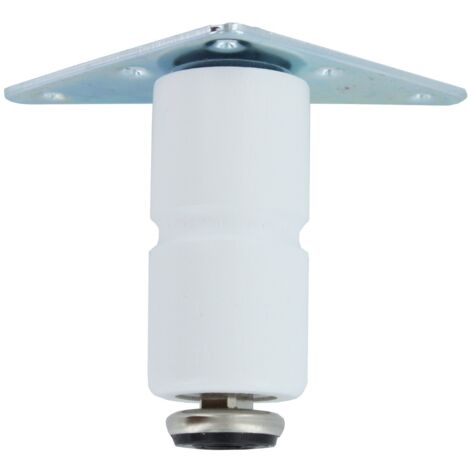 piedini legno per mobile 100 mm bianco 4 pz - 2 (1/2)