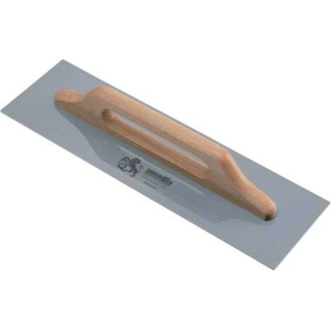 Frattazzo acciaio tedesco ausonia base legno mm 120x480